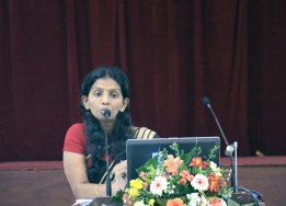 Ranitha Gnanarajah representative from FOKUS Women